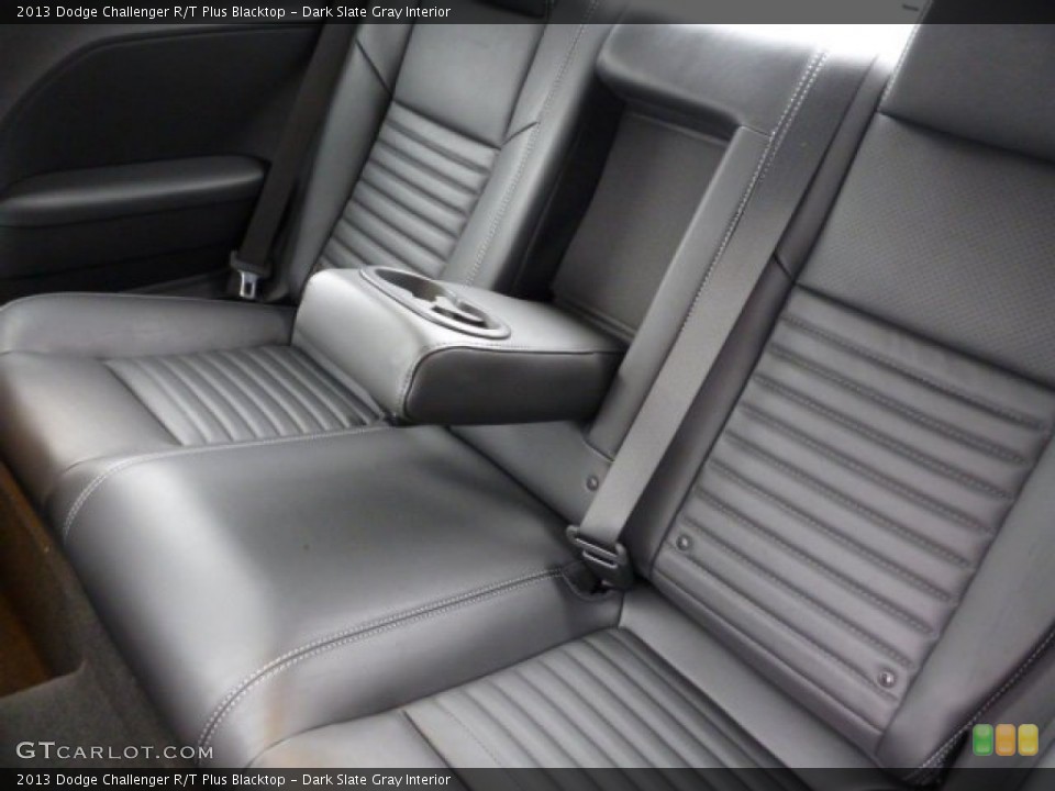 Dark Slate Gray Interior Rear Seat for the 2013 Dodge Challenger R/T Plus Blacktop #77623304