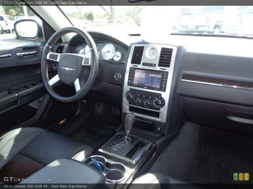 Dark Slate Gray Interior Dashboard for the 2010 Chrysler 300 300S V8 #77625752
