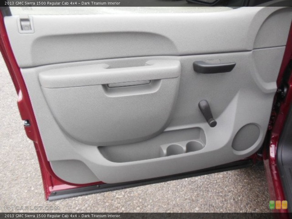 Dark Titanium Interior Door Panel for the 2013 GMC Sierra 1500 Regular Cab 4x4 #77628680