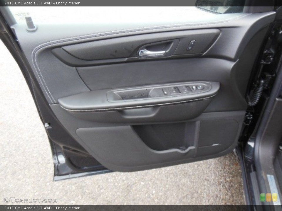 Ebony Interior Door Panel for the 2013 GMC Acadia SLT AWD #77629016
