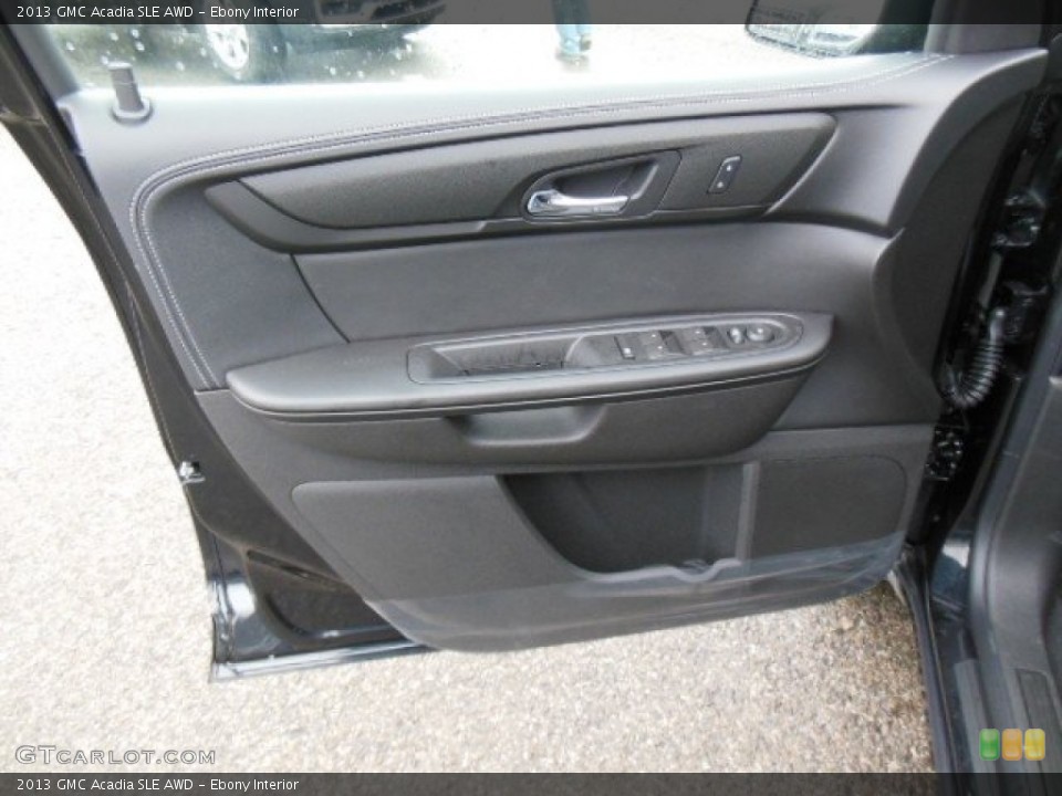 Ebony Interior Door Panel for the 2013 GMC Acadia SLE AWD #77629182