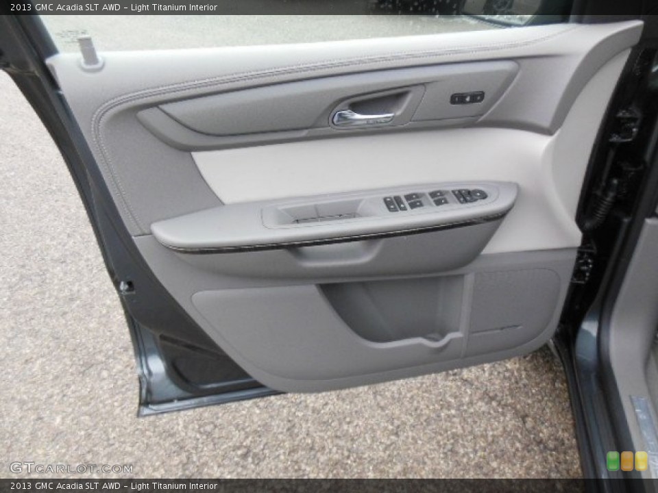 Light Titanium Interior Door Panel for the 2013 GMC Acadia SLT AWD #77629511