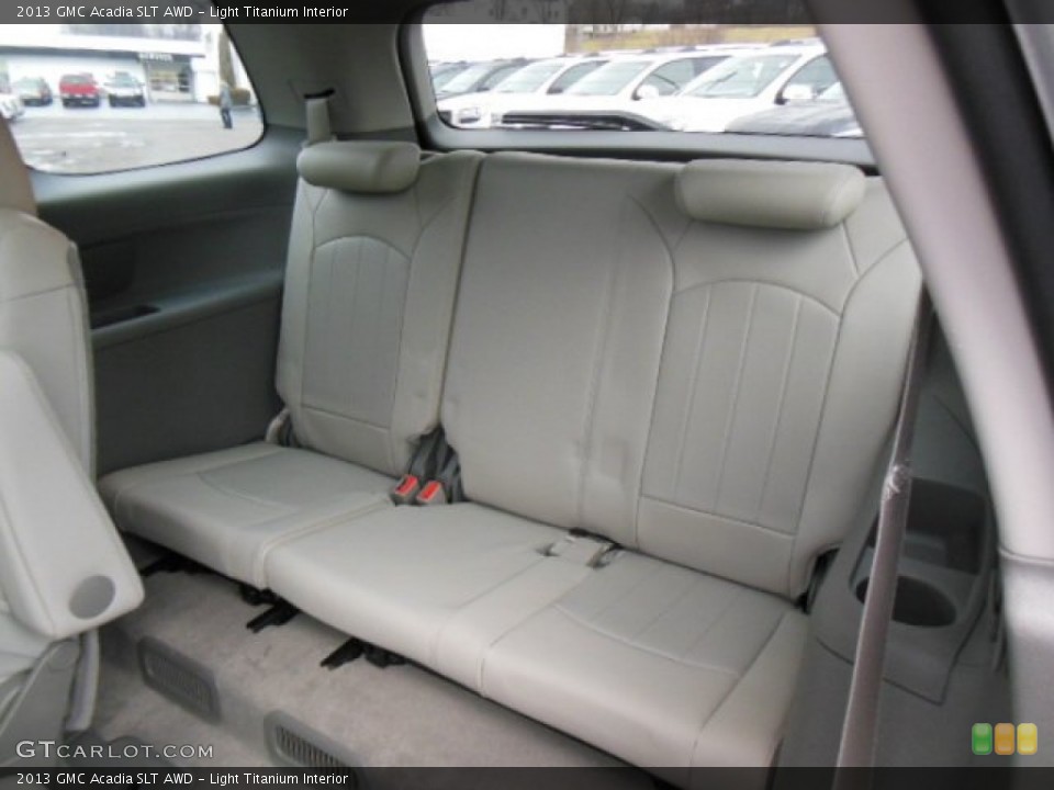 Light Titanium Interior Rear Seat for the 2013 GMC Acadia SLT AWD #77629526