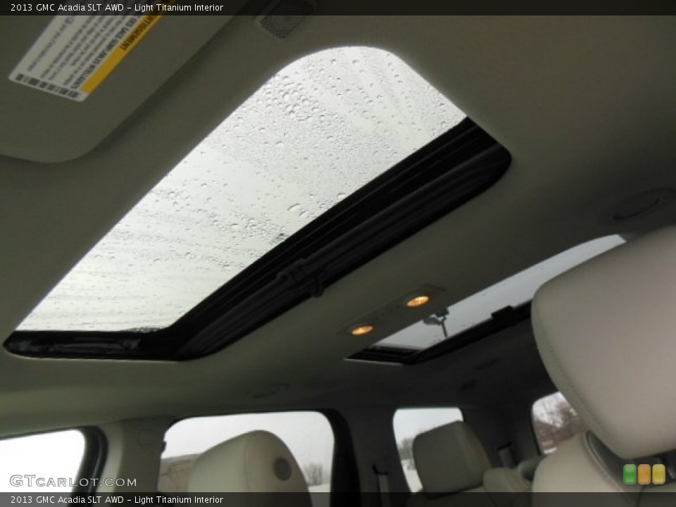 Light Titanium Interior Sunroof for the 2013 GMC Acadia SLT AWD #77629530