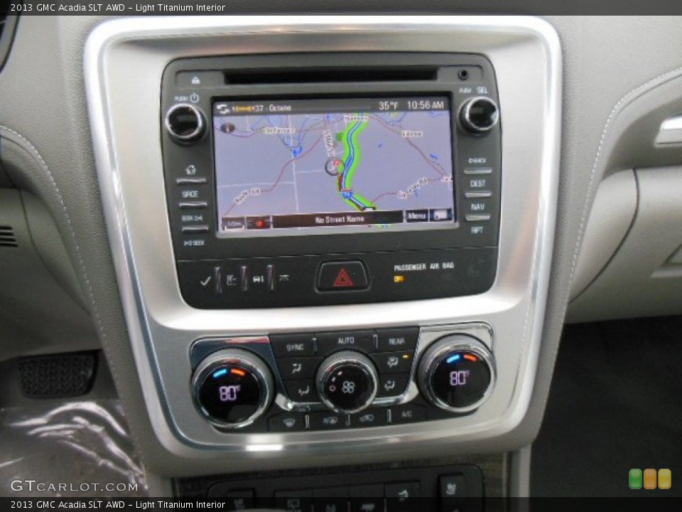 Light Titanium Interior Controls for the 2013 GMC Acadia SLT AWD #77629538