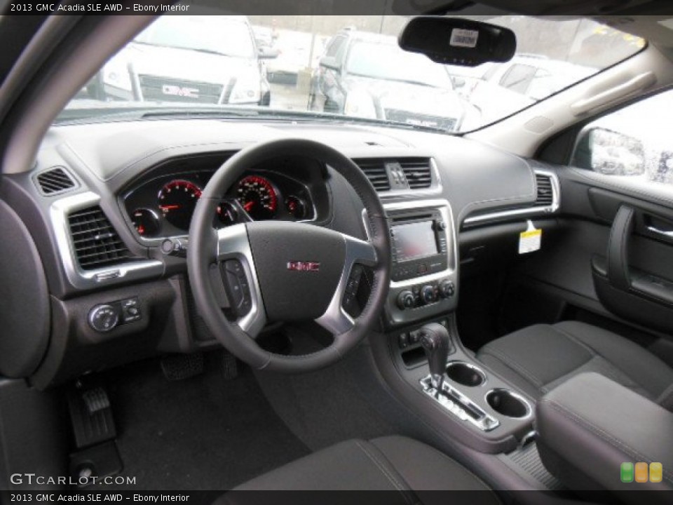 Ebony Interior Prime Interior for the 2013 GMC Acadia SLE AWD #77629652