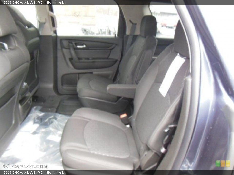 Ebony Interior Rear Seat for the 2013 GMC Acadia SLE AWD #77629670
