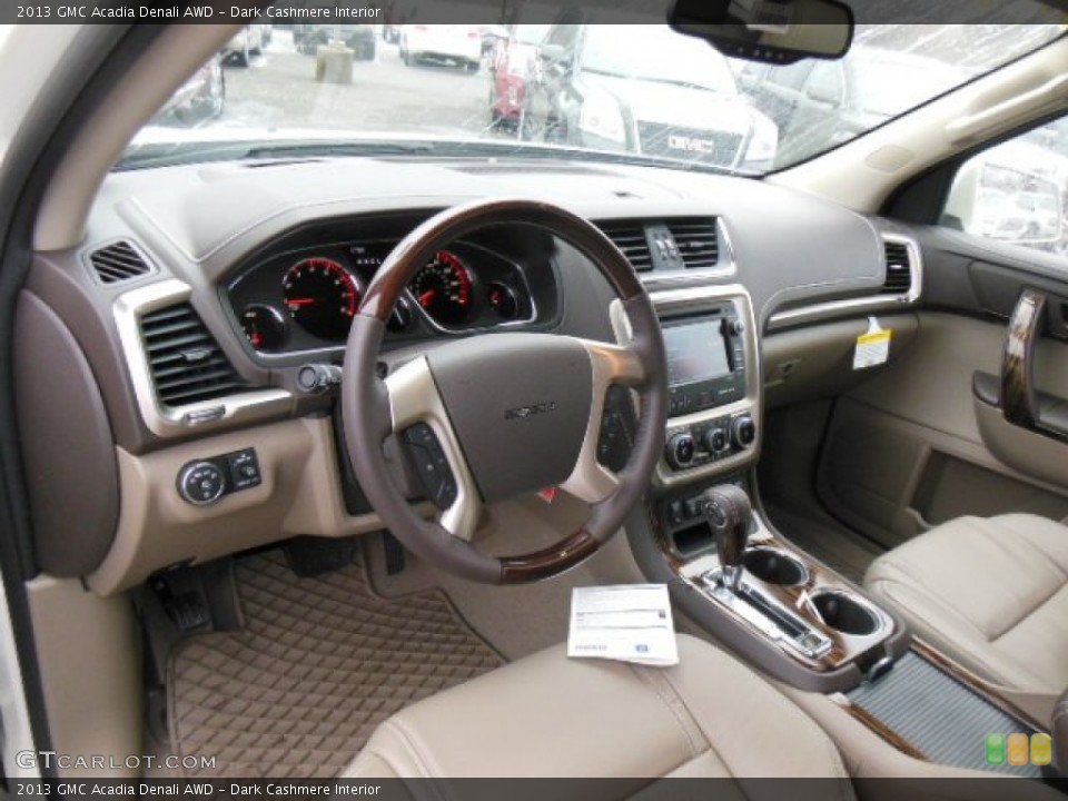 Dark Cashmere Interior Prime Interior for the 2013 GMC Acadia Denali AWD #77629988