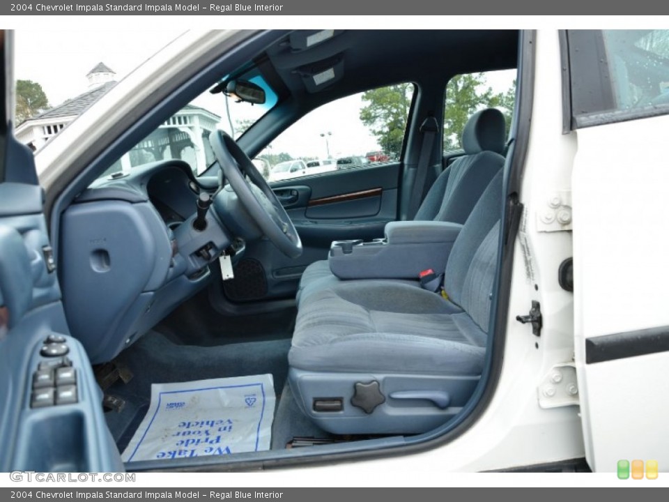 Regal Blue Interior Photo for the 2004 Chevrolet Impala  #77630051