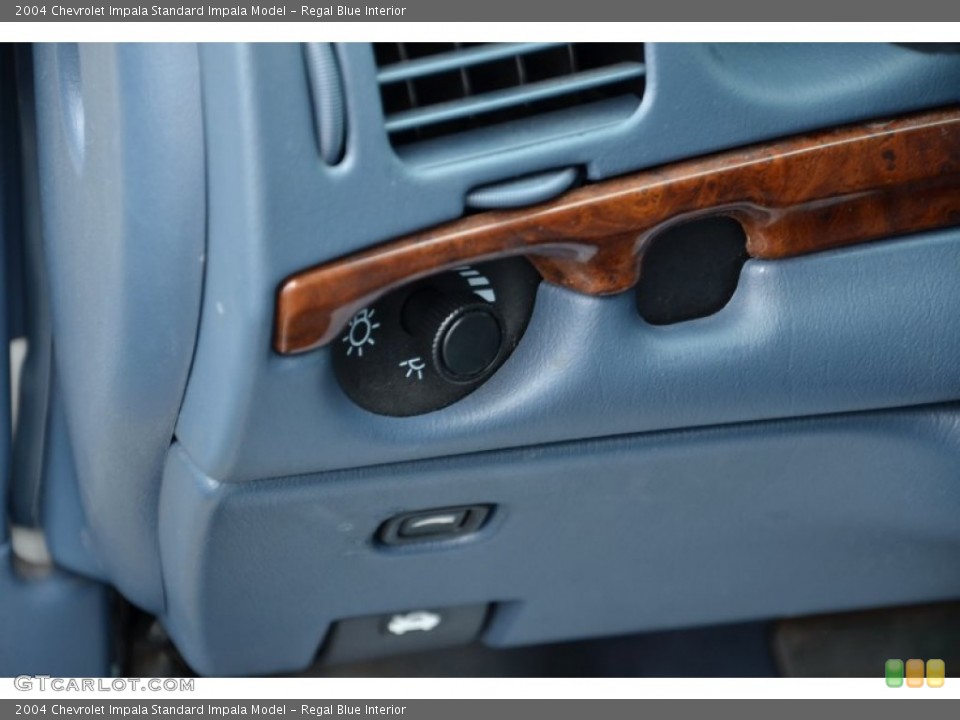 Regal Blue Interior Controls for the 2004 Chevrolet Impala  #77630060