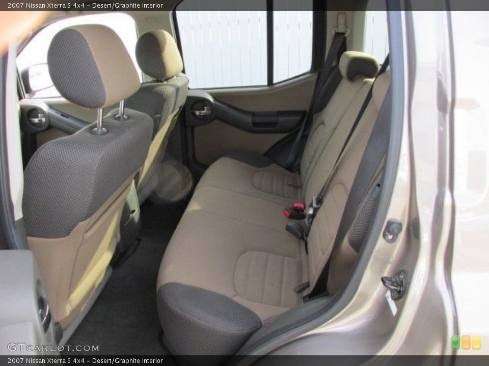 Desert/Graphite Interior Rear Seat for the 2007 Nissan Xterra S 4x4 #77631379