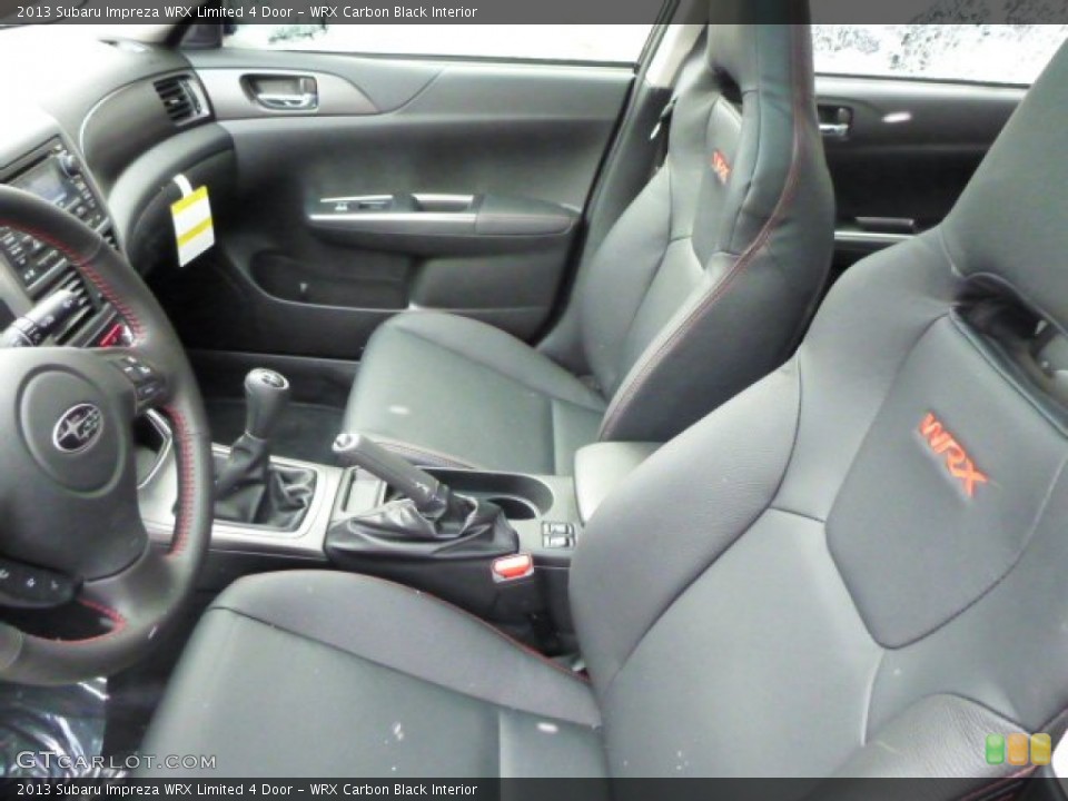 WRX Carbon Black Interior Photo for the 2013 Subaru Impreza WRX Limited 4 Door #77631880