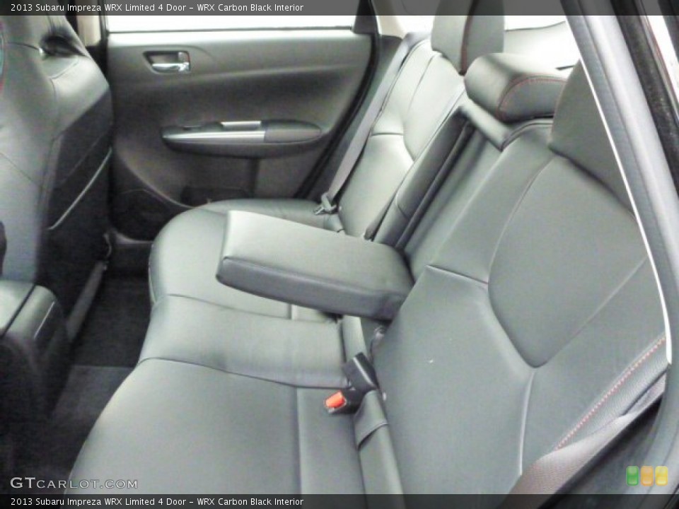 WRX Carbon Black Interior Rear Seat for the 2013 Subaru Impreza WRX Limited 4 Door #77631892