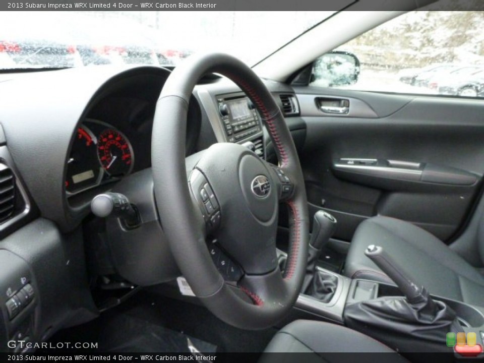WRX Carbon Black Interior Steering Wheel for the 2013 Subaru Impreza WRX Limited 4 Door #77631940