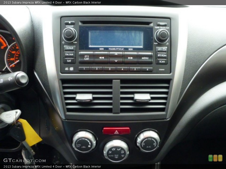 WRX Carbon Black Interior Controls for the 2013 Subaru Impreza WRX Limited 4 Door #77632000