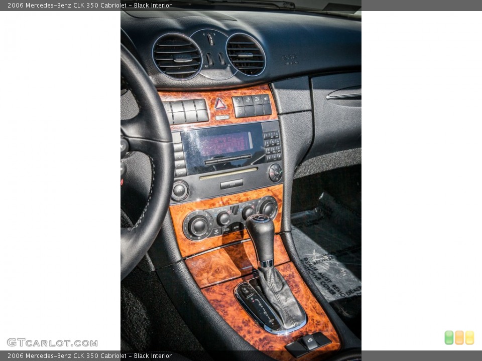 Black Interior Controls for the 2006 Mercedes-Benz CLK 350 Cabriolet #77633290