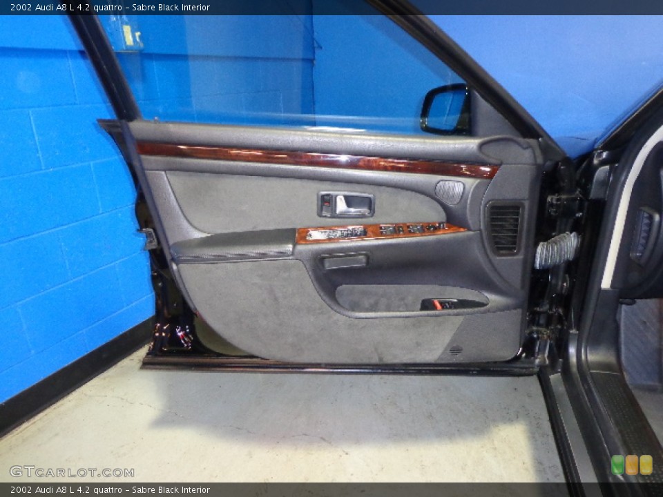 Sabre Black Interior Door Panel for the 2002 Audi A8 L 4.2 quattro #77633733