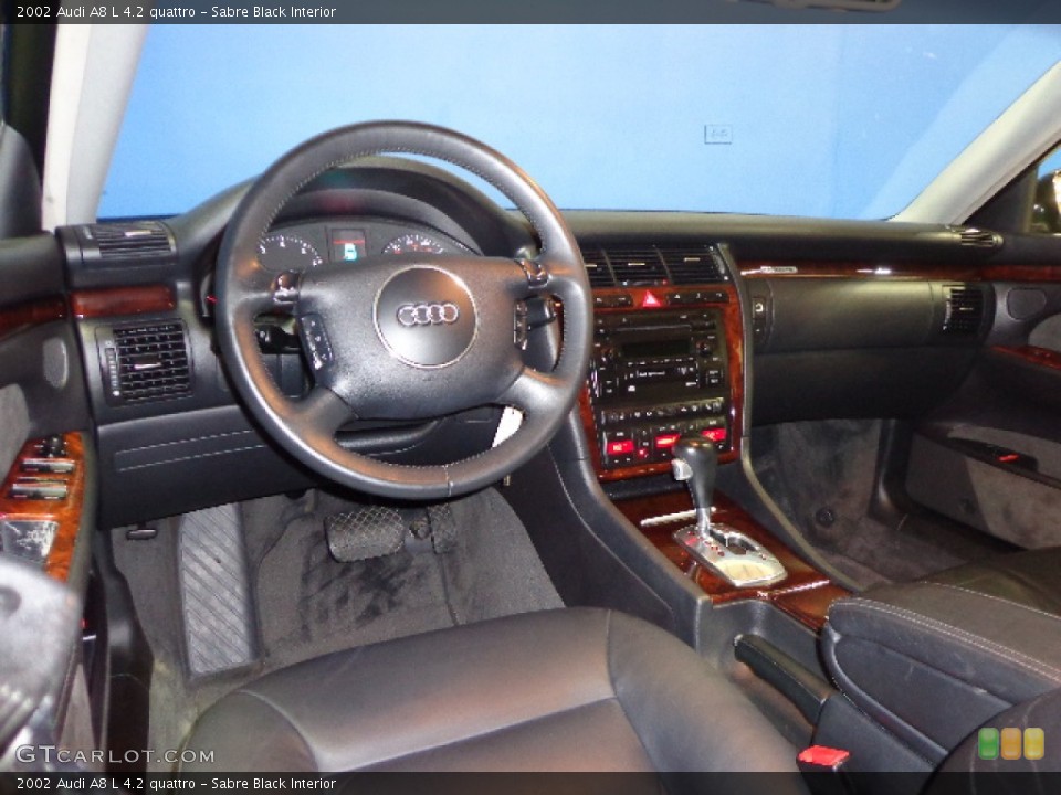 Sabre Black Interior Photo for the 2002 Audi A8 L 4.2 quattro #77633755
