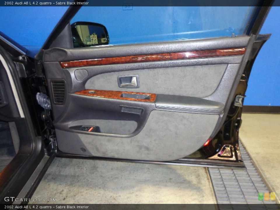 Sabre Black Interior Door Panel for the 2002 Audi A8 L 4.2 quattro #77633797