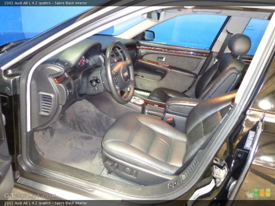 Sabre Black Interior Photo for the 2002 Audi A8 L 4.2 quattro #77633863
