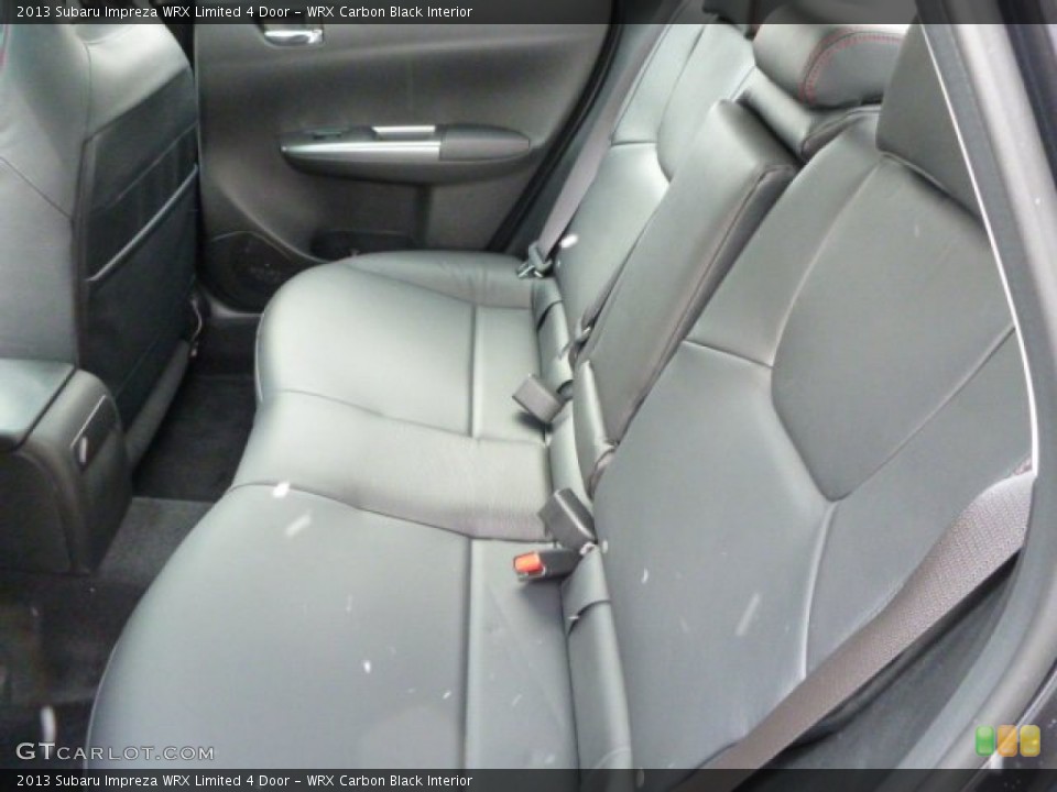 WRX Carbon Black Interior Rear Seat for the 2013 Subaru Impreza WRX Limited 4 Door #77634784