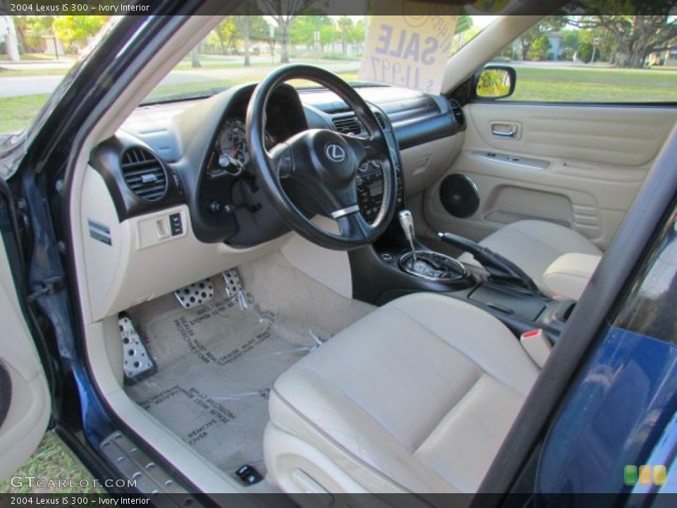 Ivory Interior Photo for the 2004 Lexus IS 300 #77636407