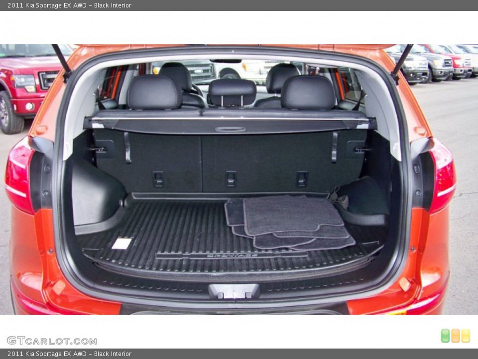 Black Interior Trunk for the 2011 Kia Sportage EX AWD #77636529