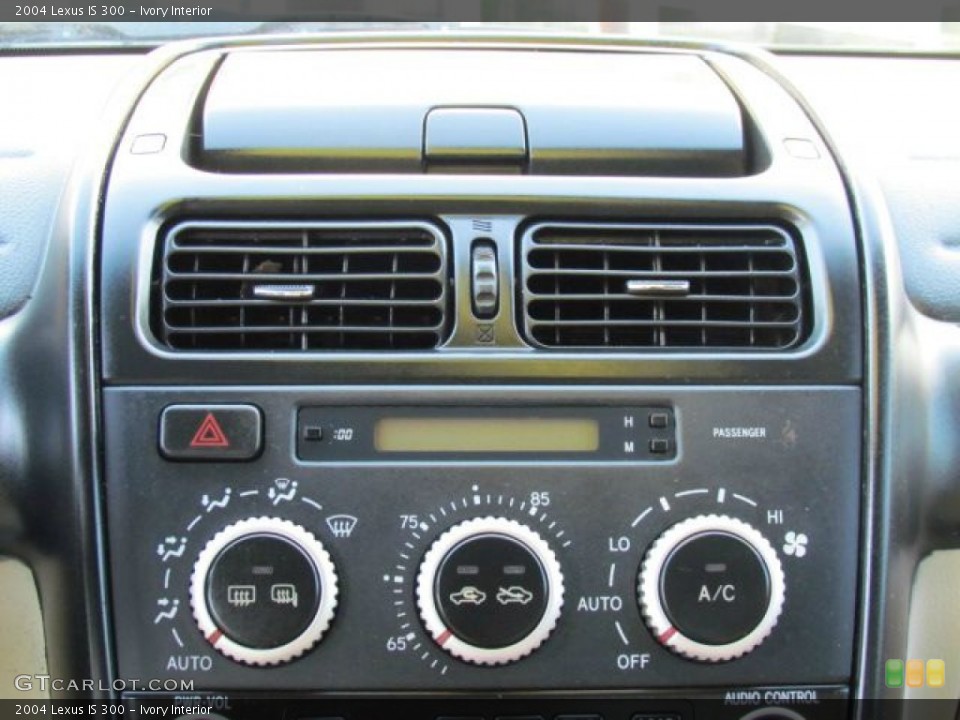 Ivory Interior Controls for the 2004 Lexus IS 300 #77636673