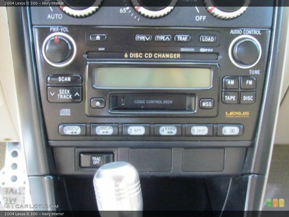 Ivory Interior Controls for the 2004 Lexus IS 300 #77636698
