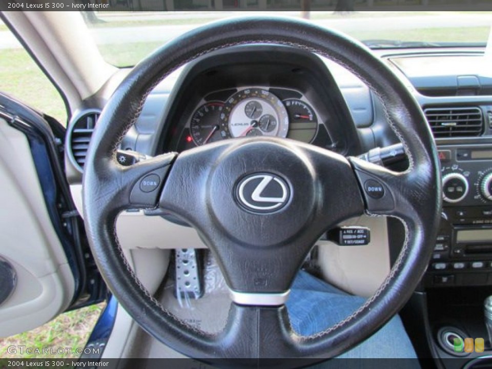 Ivory Interior Steering Wheel for the 2004 Lexus IS 300 #77636805