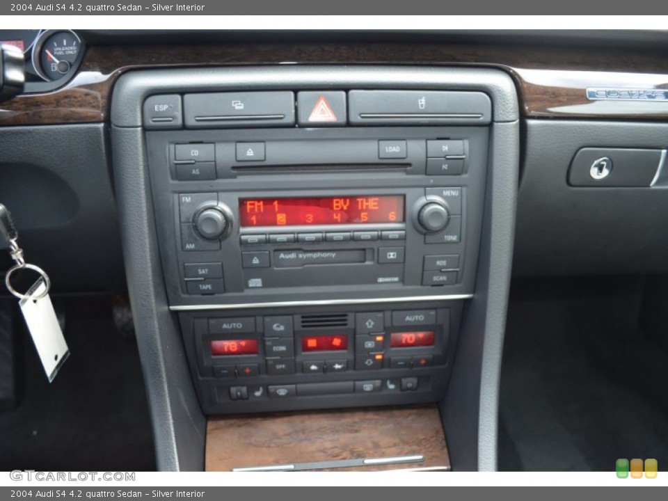 Silver Interior Controls for the 2004 Audi S4 4.2 quattro Sedan #77637828