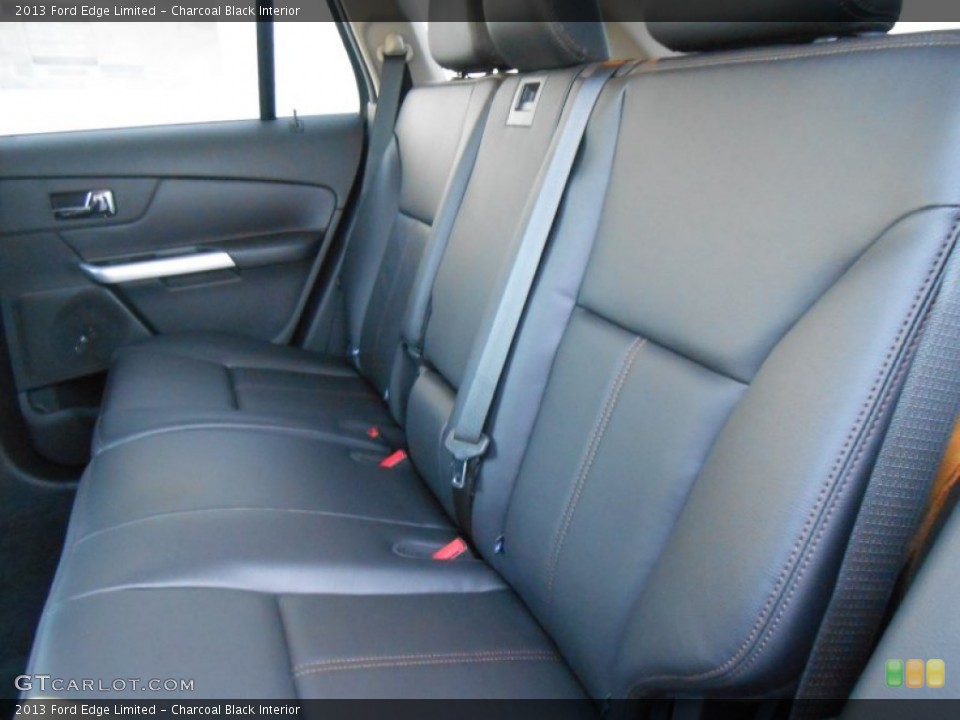 Charcoal Black Interior Rear Seat for the 2013 Ford Edge Limited #77637868