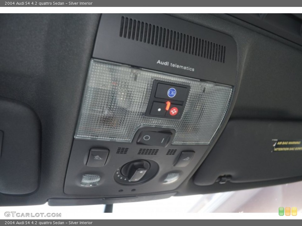 Silver Interior Controls for the 2004 Audi S4 4.2 quattro Sedan #77637906