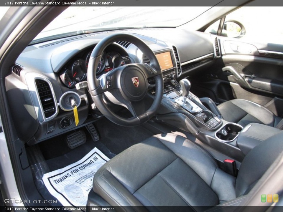 Black Interior Prime Interior for the 2012 Porsche Cayenne  #77637933