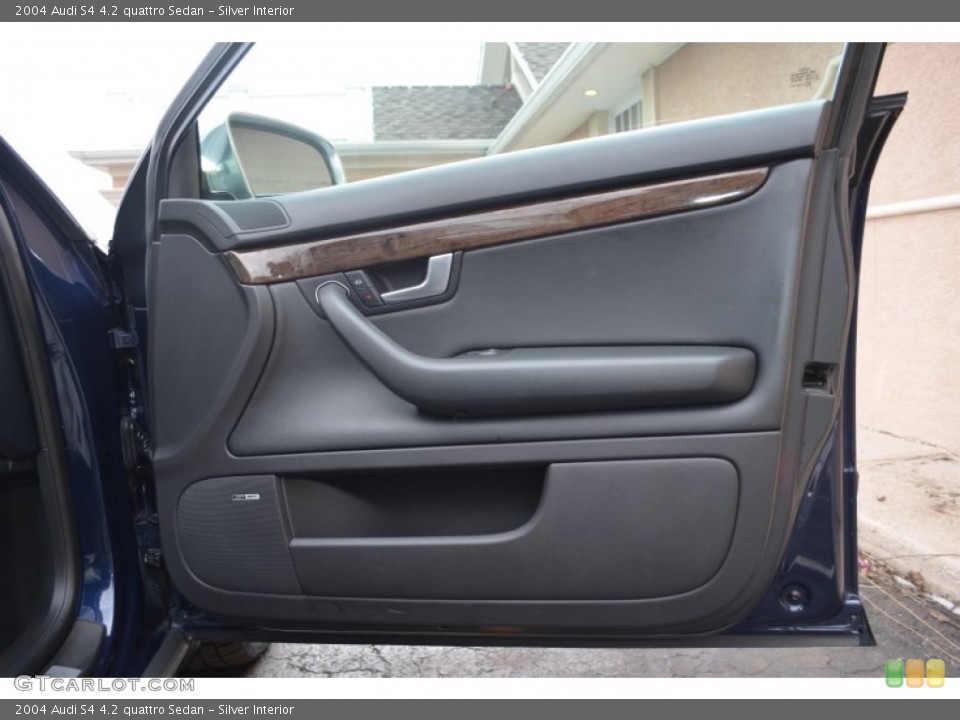 Silver Interior Door Panel for the 2004 Audi S4 4.2 quattro Sedan #77637996