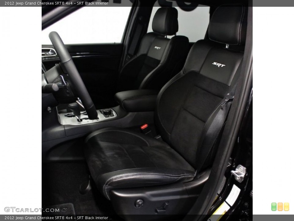 SRT Black Interior Front Seat for the 2012 Jeep Grand Cherokee SRT8 4x4 #77638002