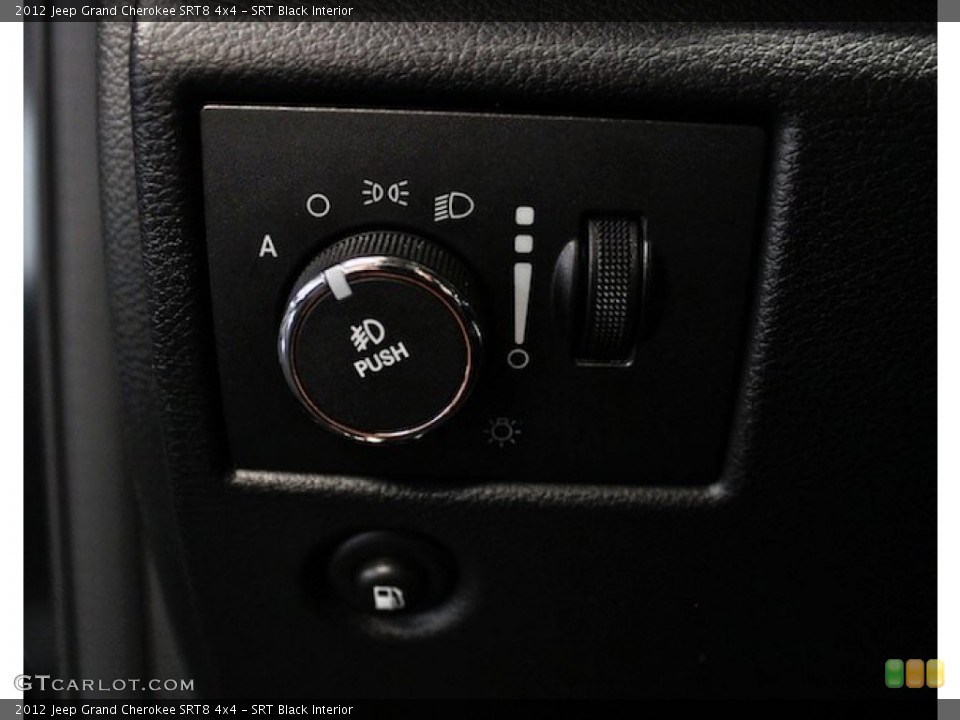 SRT Black Interior Controls for the 2012 Jeep Grand Cherokee SRT8 4x4 #77638104