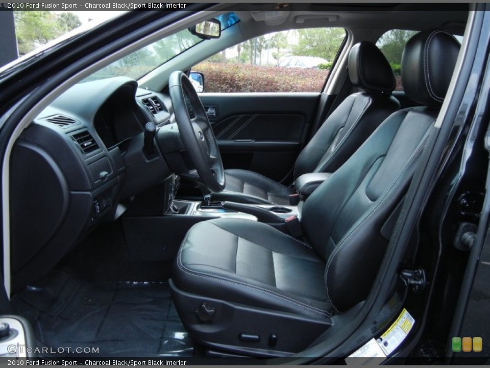Charcoal Black/Sport Black Interior Photo for the 2010 Ford Fusion Sport #77639353