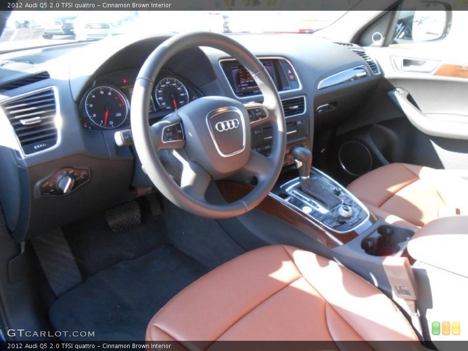 Cinnamon Brown 2012 Audi Q5 Interiors