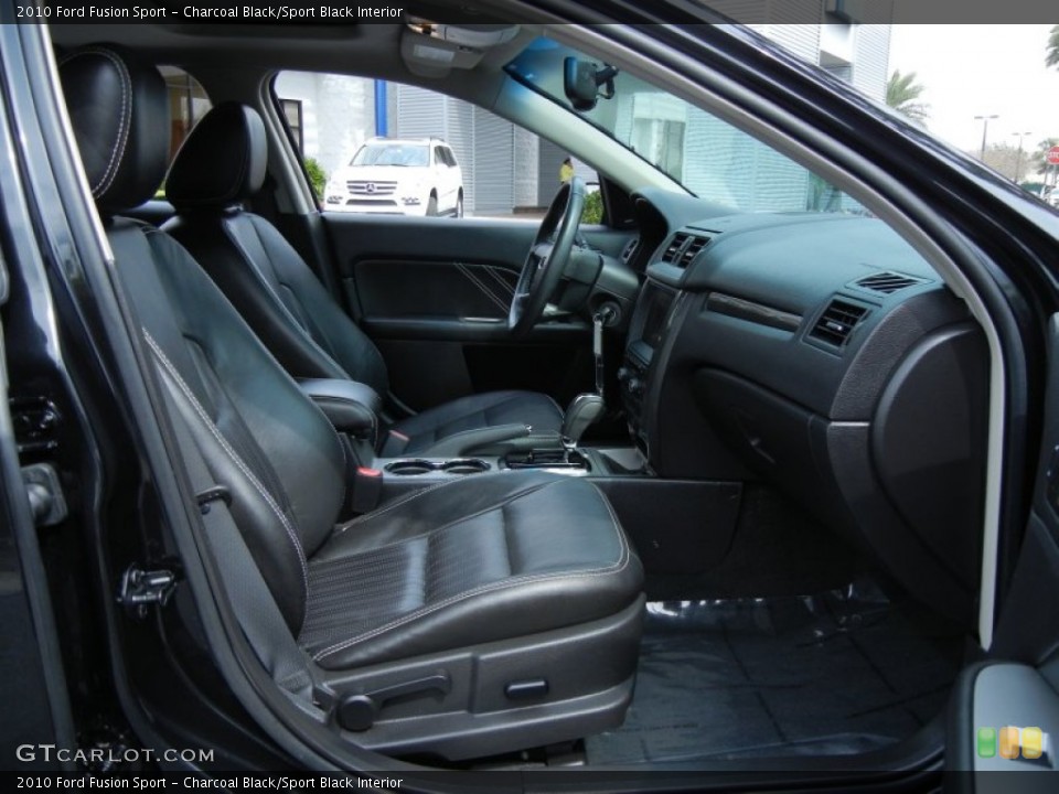 Charcoal Black/Sport Black Interior Front Seat for the 2010 Ford Fusion Sport #77639493