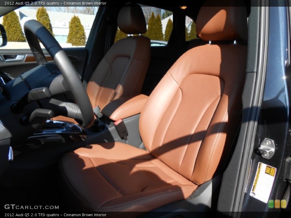 Cinnamon Brown Interior Front Seat for the 2012 Audi Q5 2.0 TFSI quattro #77639510