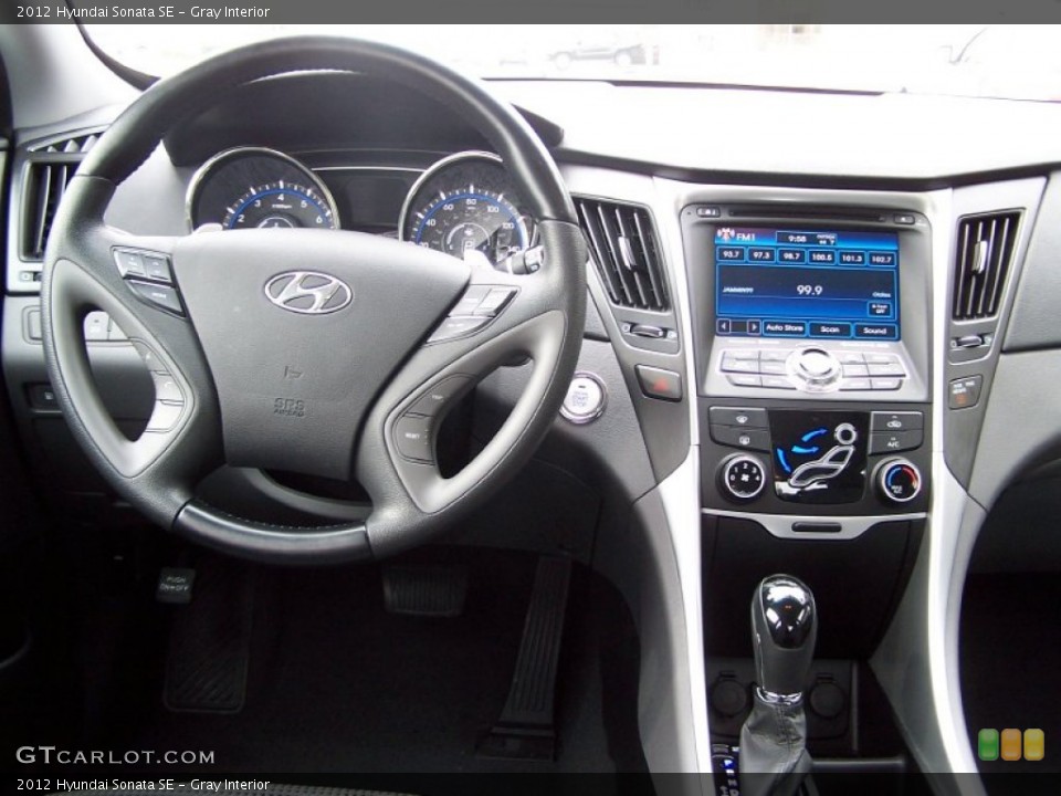 Gray Interior Dashboard for the 2012 Hyundai Sonata SE #77639676