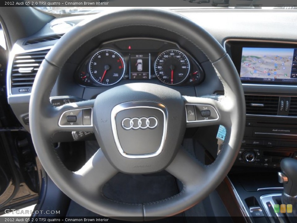 Cinnamon Brown Interior Steering Wheel for the 2012 Audi Q5 2.0 TFSI quattro #77639910