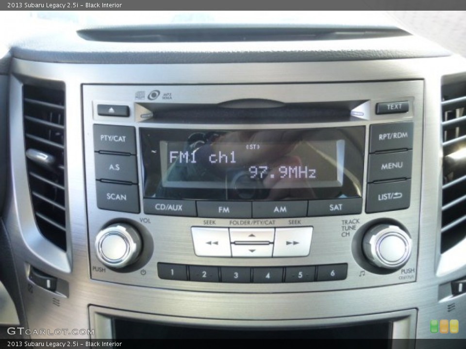 Black Interior Audio System for the 2013 Subaru Legacy 2.5i #77640030