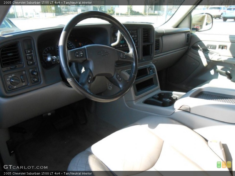 Tan/Neutral Interior Prime Interior for the 2005 Chevrolet Suburban 1500 LT 4x4 #77640255