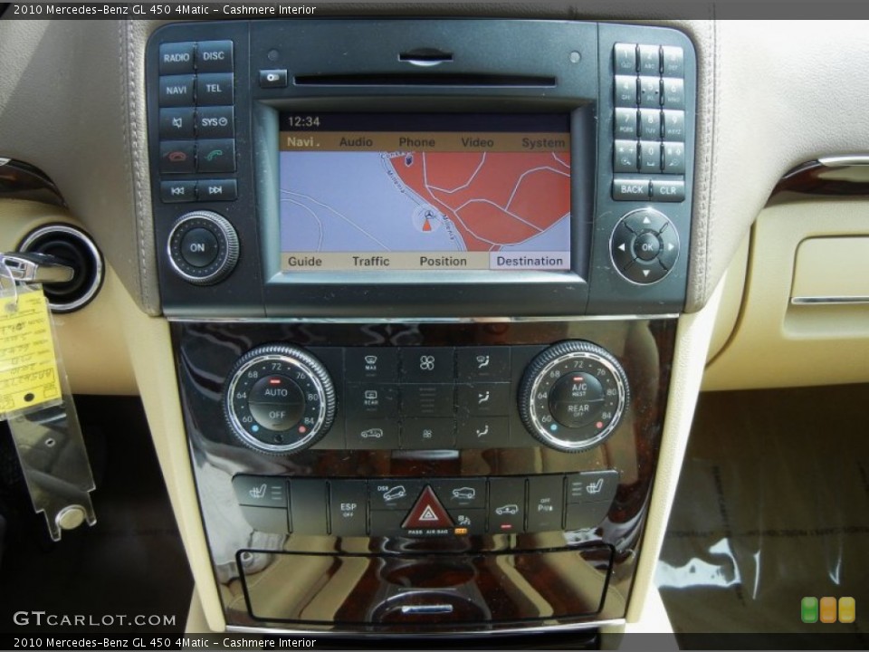 Cashmere Interior Controls for the 2010 Mercedes-Benz GL 450 4Matic #77640408