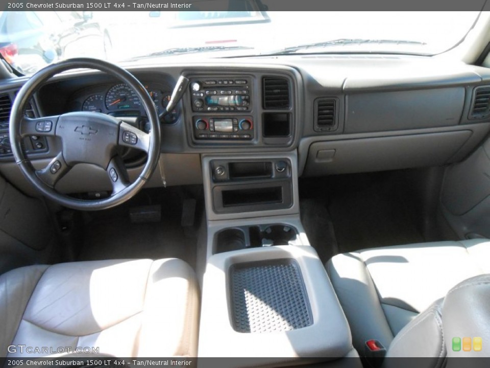 Tan/Neutral Interior Dashboard for the 2005 Chevrolet Suburban 1500 LT 4x4 #77640473
