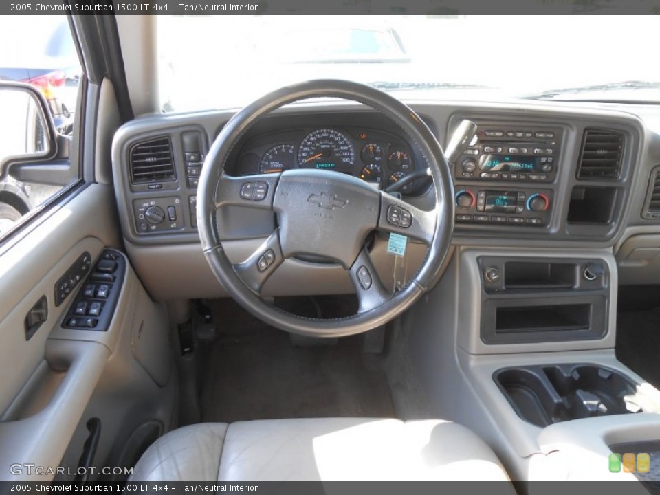 Tan/Neutral Interior Dashboard for the 2005 Chevrolet Suburban 1500 LT 4x4 #77640495