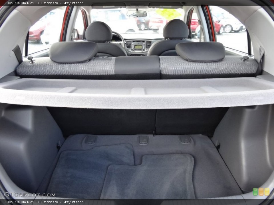 Gray Interior Trunk for the 2009 Kia Rio Rio5 LX Hatchback #77640564