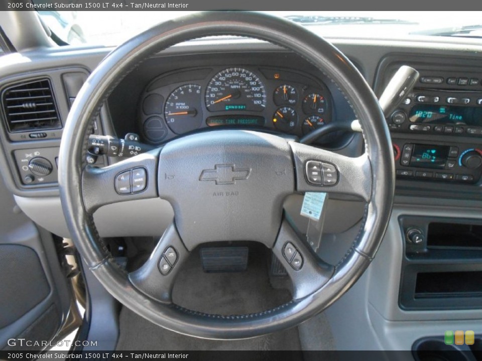 Tan/Neutral Interior Steering Wheel for the 2005 Chevrolet Suburban 1500 LT 4x4 #77640657